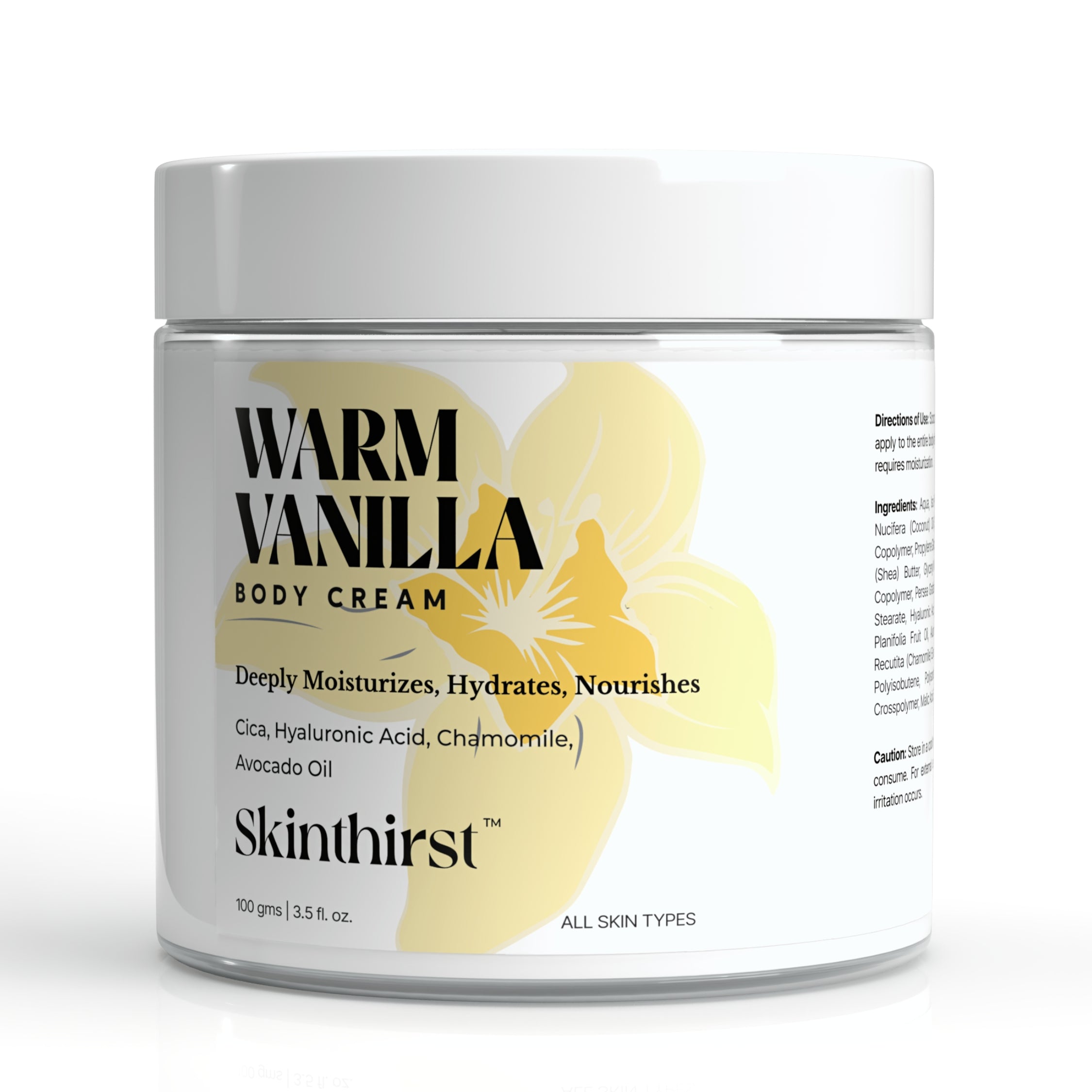 Warm Vanilla Winter Body Cream - Luxurious Softness That Lasts – Skinthirst™