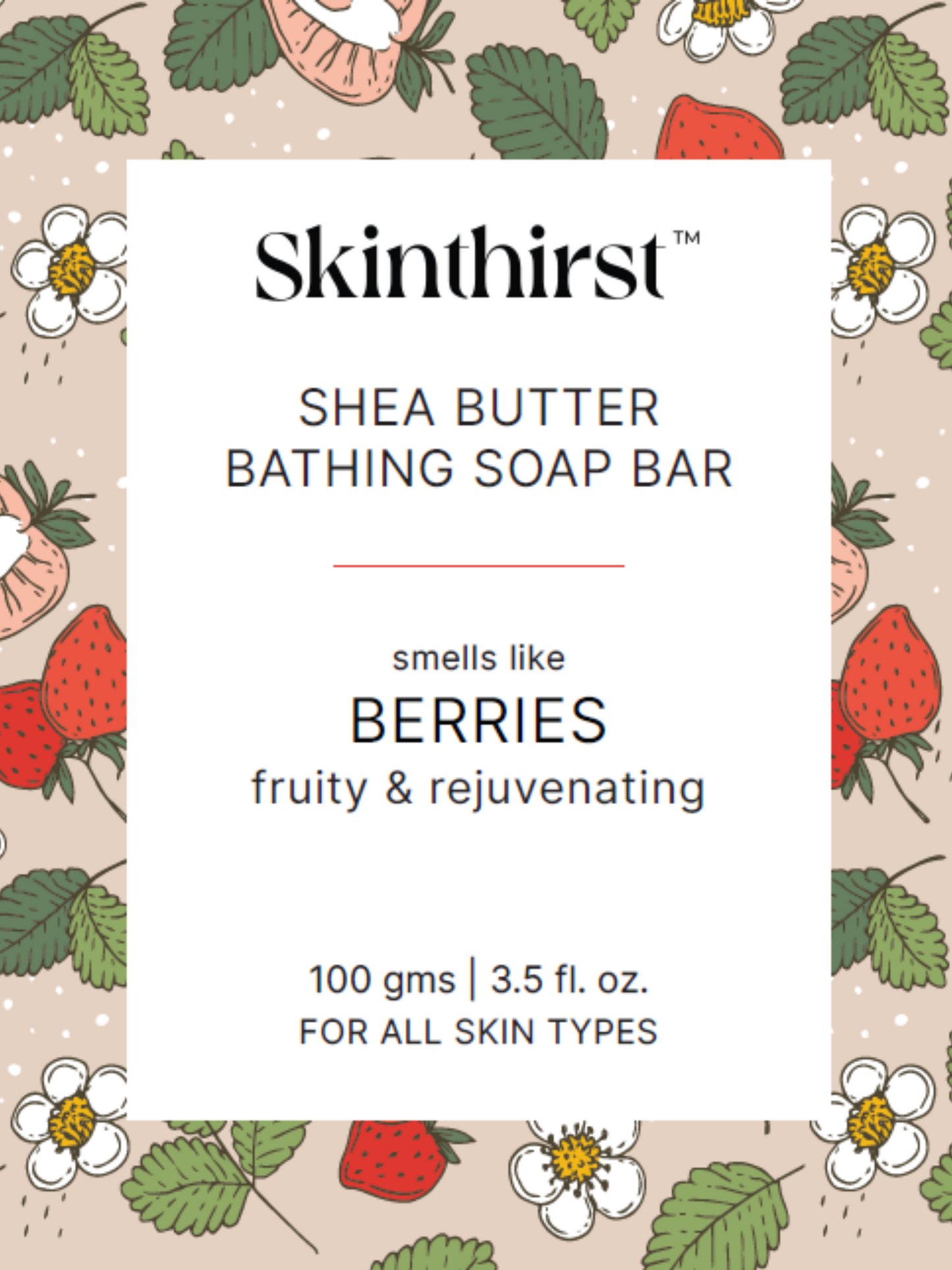 Berries Ultra Rich Shea Butter Bathing Bar