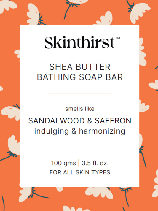 Sandalwood & Saffron Ultra Rich Shea Butter Bathing Bar